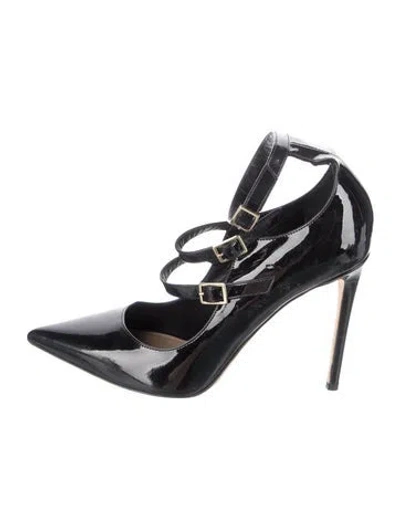 Pre-owned Tamara Mellon Patent Leather Pumps In Black