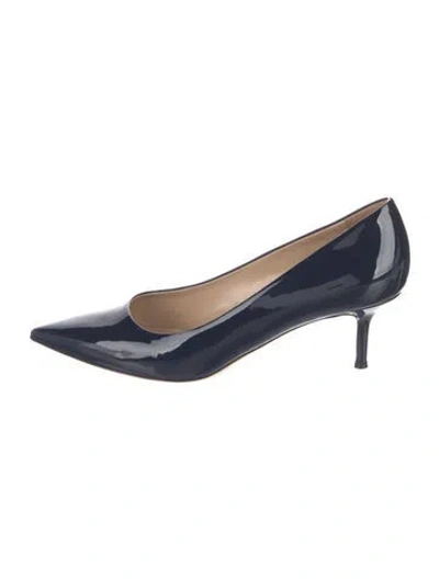 Pre-owned Tamara Mellon Patent Leather Pumps In Blue