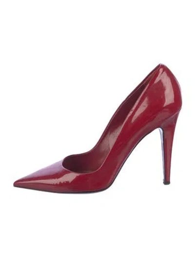 Pre-owned Tamara Mellon Patent Leather Pumps In Red