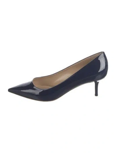 Pre-owned Tamara Mellon Patent Leather Pumps W/ Tags In Blue
