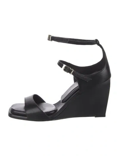Pre-owned Tamara Mellon Patent Leather Sandals In Black