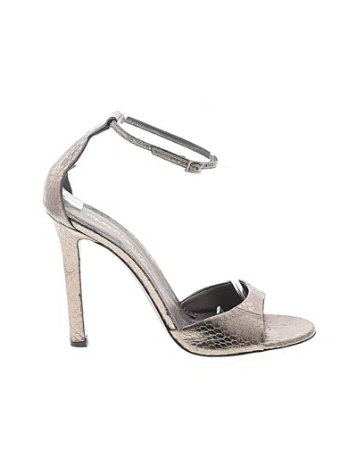 Pre-owned Tamara Mellon Sandals In Silver