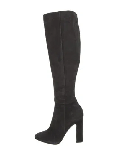 Pre-owned Tamara Mellon Suede Boots In Black