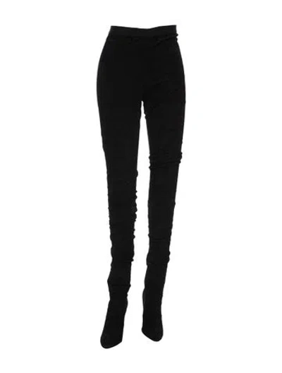 Pre-owned Tamara Mellon Suede Boots In Black