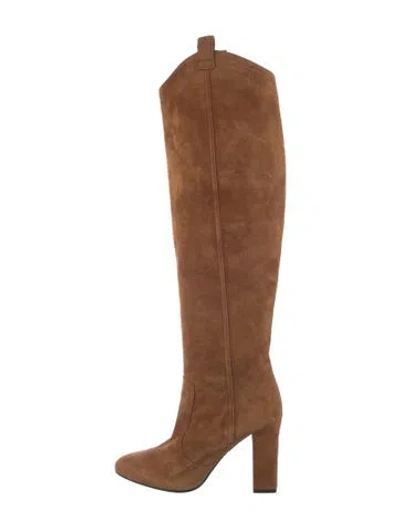 Pre-owned Tamara Mellon Suede Boots In Brown