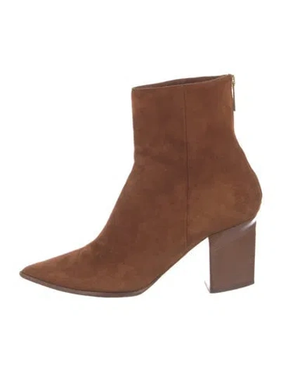 Pre-owned Tamara Mellon Suede Boots In Brown