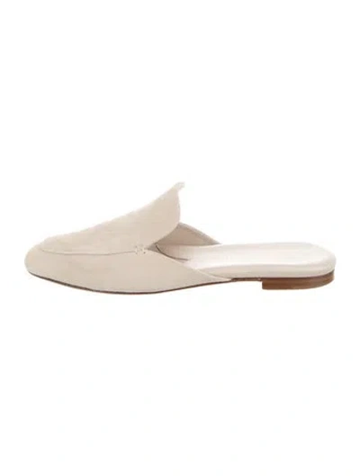 Pre-owned Tamara Mellon Suede Mules In Neutral