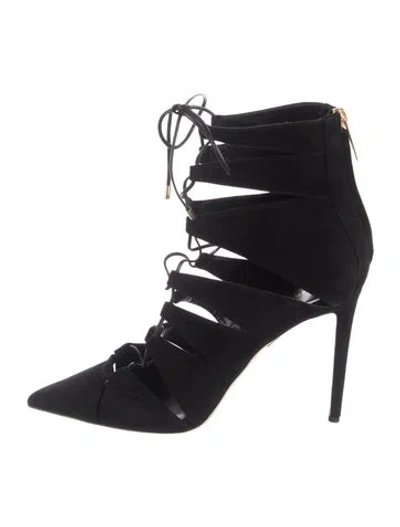 Pre-owned Tamara Mellon Suede Pumps In Black