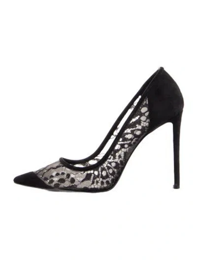 Pre-owned Tamara Mellon Suede Pumps In Black