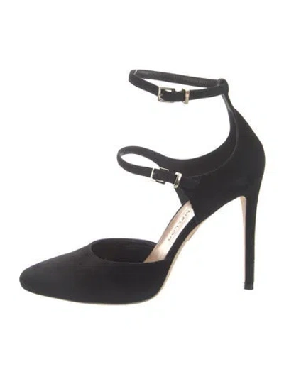 Pre-owned Tamara Mellon Suede Pumps In Black