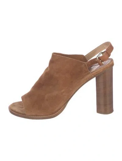 Pre-owned Tamara Mellon Suede Sandals In Brown