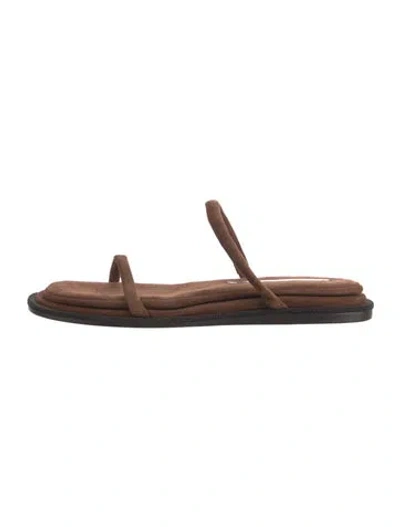 Pre-owned Tamara Mellon Suede Sandals In Brown