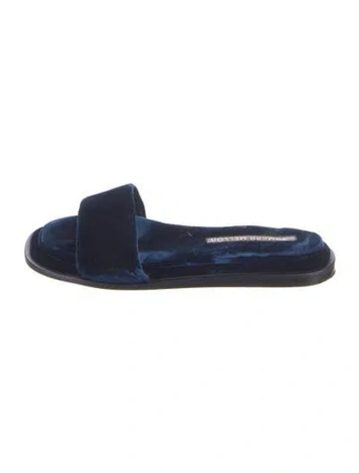 Pre-owned Tamara Mellon Velvet In Blue