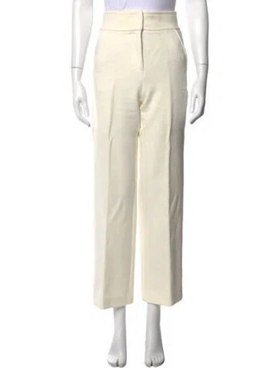 Pre-owned Tamara Mellon Wide Leg Pants In Neutral