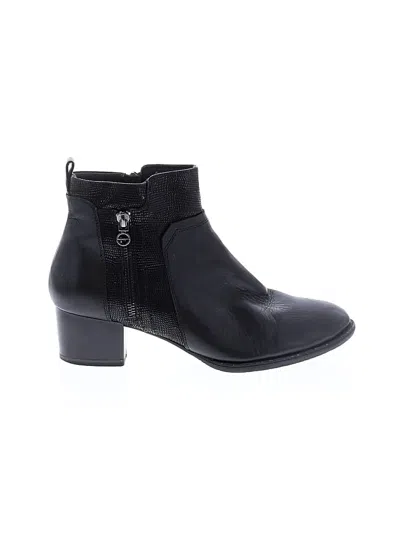 Pre-owned Tamaris Ankle Boots In Black