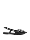 Tamaris バックルストラップ フラットパンプス In Black