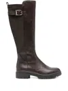 Tamaris Buckle-strap Knee-high Boots In Brown
