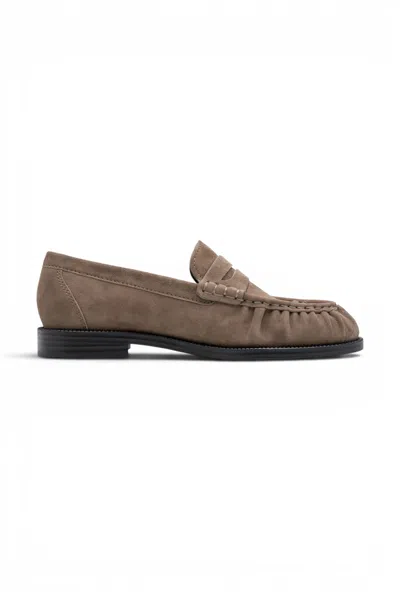 Tamaris Women's Beige Leather Loafer Casual Shoes - 24251-47 In Brown