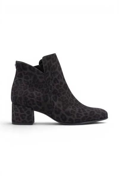 Tamaris Women's Grey Faux Heeled Ankle Boots - 25354-43