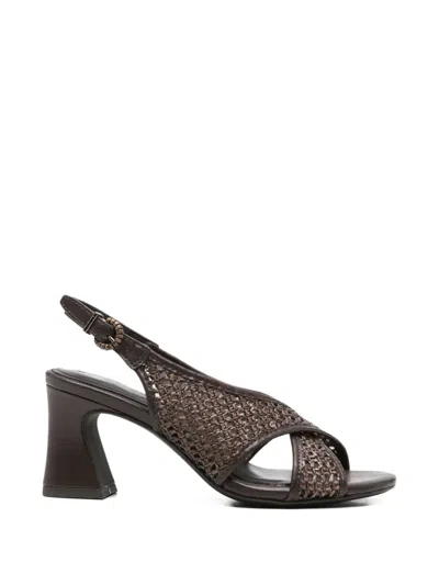 Tamaris Woven Crossover Sandals In Multi