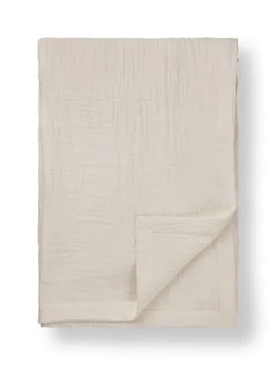 Tameko Neutrals Dale Linen Bed Throw - Natural