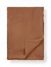 Tameko Red Dale Bed Throw - Rust In Brown