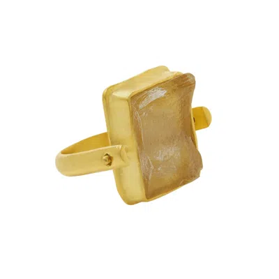 Tami&tami Women's Gold Ten Sixty Four Studio Silence Ring