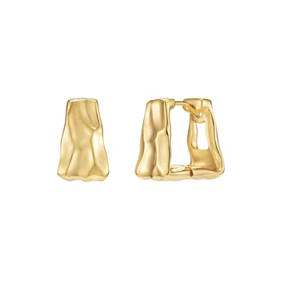 Tami&tami Women's Heradi Small Ground Gold Earrings