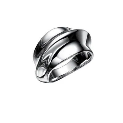 Tami&tami Women's Leclat Ceramique Silver Ring
