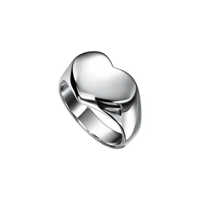 Tami&tami Women's Leclat Grand Heart Silver Ring