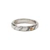 Tami&tami Women's Leclat Lumiere Two Silver Ring