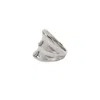 Tami&tami Women's Leclat Silver Moire Ring