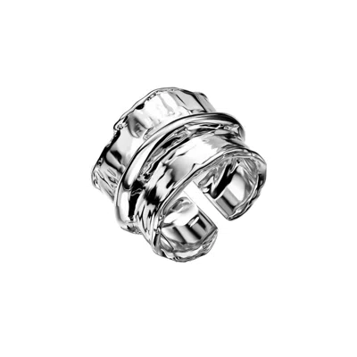 Tami&tami Women's Matias Silver Butter Ring