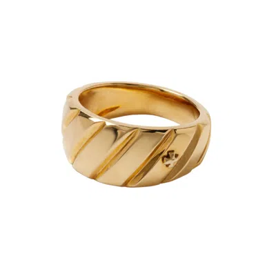 Tami&tami Women's Silver / Gold Leclat Lumiere One Gold Ring