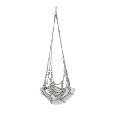 Tami&tami Women's Ten Sixty Four Studio Body Drop Silver Mono Earring