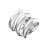 Tami&tami Women's Ten Sixty Four Studio Quiet Three Silver Ring