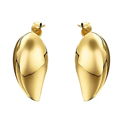Tami&tami Women's Ten Sixty Four Studio Small Horn Gold Earrings