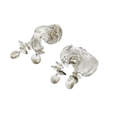 Tami&tami Women's Ten Sixty Four Studios Stud Silver Earrings