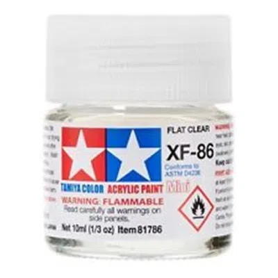 Tamiya 10 ml Xf-86 Flat Clear Bottle