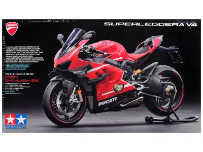 Tamiya Model Kit Ducati Superleggera V4 Motorcycle 1/12 Scale Model By