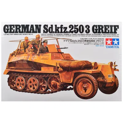Tamiya Model Kit German Sd. Kfz. 250/3 Greif Half-tracked Armored Vehicle 1/35 Scale Model By