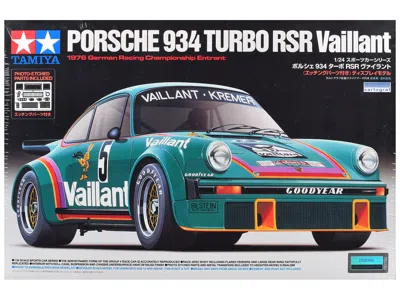 Tamiya Model Kit Porsche 934 Turbo Rsr "vaillant-kremer" 1/24 Scale Model By