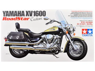 Tamiya Model Kit Yamaha Xv1600 Roadstar Custom Motorcycle 1/12 Scale Model By