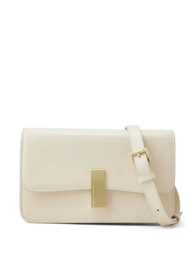 Tammy & Benjamin Blake Leather Shoulder Bag In Nude