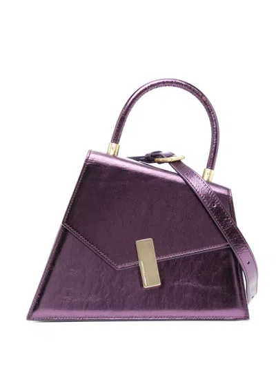 Tammy & Benjamin Cubist Crossbody Bag In Purple