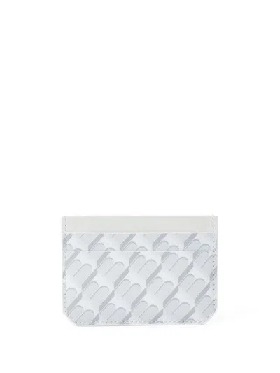 Tammy & Benjamin Geometric-pattern Card Holder In White