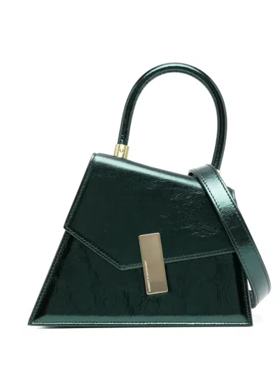 Tammy & Benjamin Mini Cubist Crossbody Bag In Green