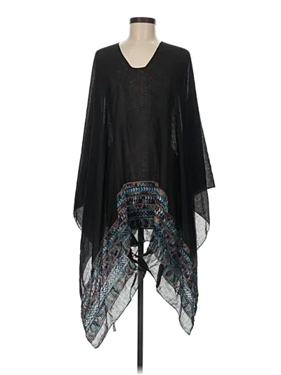 Pre-owned Tamsc Poncho In Black