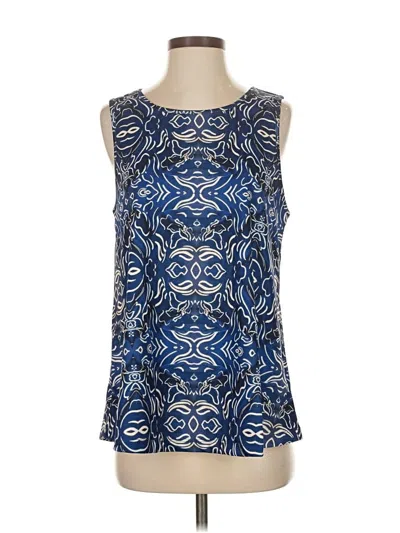 Tamsy Sleeveless Blouse In Blue