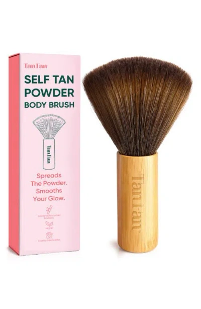 Tan Fan Self Tan Powder Body Brush In Brown